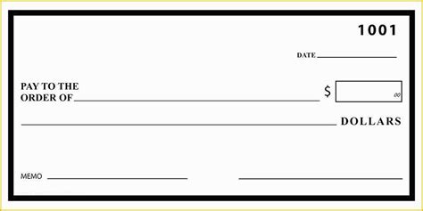 oversized check template free.